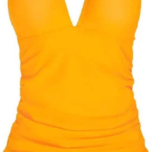 Yonique Halter Tankini Two Piece Swimsuits for Women Tummy Control Bathing Suit - Picture 7 of 9